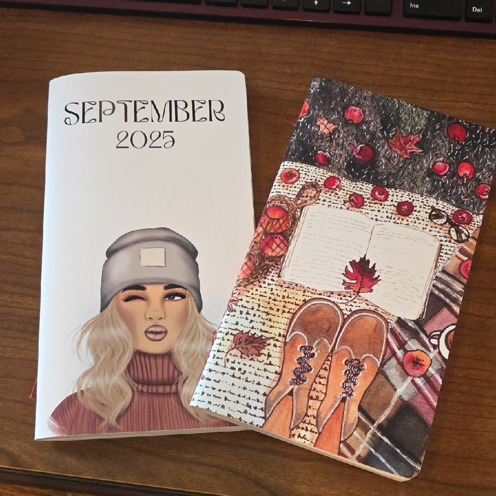 Autumn-Themed Home Office Planner Set